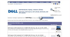 Desktop Screenshot of dell-notebook.klickcomp.hu
