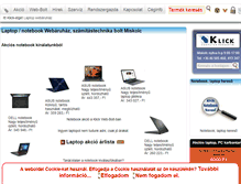 Tablet Screenshot of klickcomp.hu